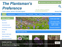 Tablet Screenshot of plantpref.co.uk